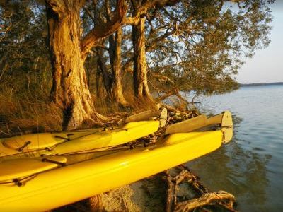 On Myall Lakes. Photo by Ann M.